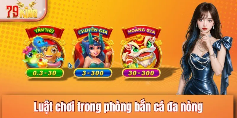 Luật chơi trong phòng bắn cá đa nòng
